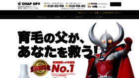 What Chapup.jp website looked like in 2021 (3 years ago)