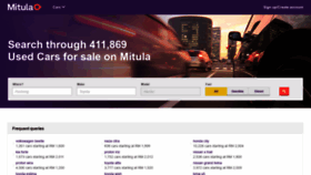 What Cars.mitula.my website looked like in 2021 (3 years ago)