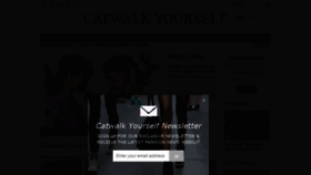 What Catwalkyourself.com website looked like in 2021 (3 years ago)