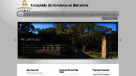 What Consuladohondurasbcn.es website looked like in 2021 (3 years ago)