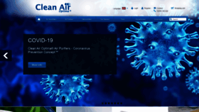 What Cleanairoptima.co.uk website looked like in 2021 (3 years ago)
