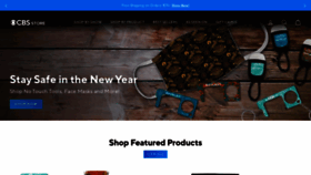 What Cbsstore.com website looked like in 2021 (3 years ago)