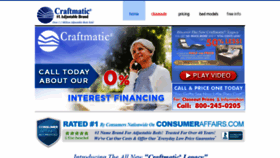 What Craftmatic.com website looked like in 2021 (3 years ago)