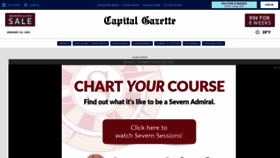 What Capitalgazette.com website looked like in 2021 (3 years ago)