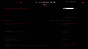 What Community.summer-breeze.de website looked like in 2021 (3 years ago)