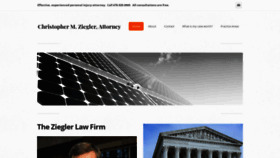 What Chriszieglerlaw.com website looked like in 2021 (3 years ago)