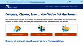 What Callmepower.com website looked like in 2021 (3 years ago)