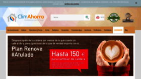 What Climahorro.es website looked like in 2021 (3 years ago)