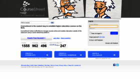 What Coursestreet.com website looked like in 2021 (3 years ago)