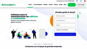 What Comunidadfeliz.mx website looked like in 2021 (3 years ago)