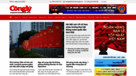 What Congly.vn website looked like in 2021 (3 years ago)