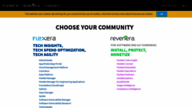 What Community.flexera.com website looked like in 2021 (3 years ago)
