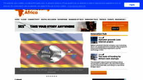 What Connectingafrica.com website looked like in 2021 (3 years ago)