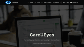 What Care-eyes.com website looked like in 2021 (3 years ago)