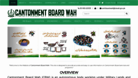 What Cbwah.gov.pk website looked like in 2021 (3 years ago)