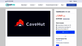 What Cavehut.com website looked like in 2021 (3 years ago)