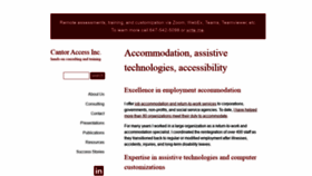 What Cantoraccess.com website looked like in 2021 (4 years ago)