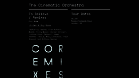 What Cinematicorchestra.com website looked like in 2021 (3 years ago)
