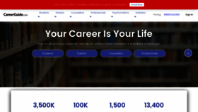 What Careerguide.com website looked like in 2021 (3 years ago)
