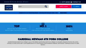 What Cardinalnewman.ac.uk website looked like in 2021 (3 years ago)
