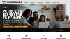 What Chevroletcajeme.com.mx website looked like in 2021 (3 years ago)