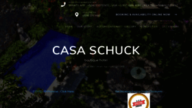 What Casaschuck.com website looked like in 2021 (3 years ago)