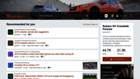 What Clubcrosstrek.com website looked like in 2021 (3 years ago)