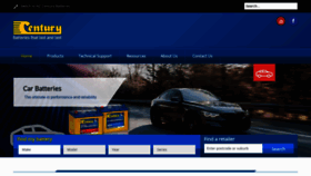 What Centurybatteries.com.au website looked like in 2021 (3 years ago)