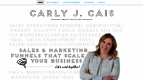 What Carlyjcais.com website looked like in 2021 (3 years ago)