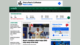 What Cricbuzz.com website looked like in 2021 (3 years ago)