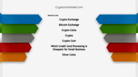 What Cryptocoinstreet.com website looked like in 2021 (3 years ago)