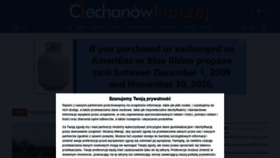 What Ciechanowinaczej.pl website looked like in 2021 (3 years ago)