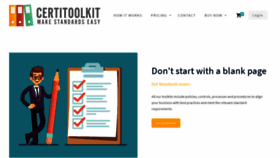 What Certitoolkit.com website looked like in 2021 (3 years ago)