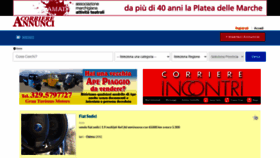 What Corriereannunci.it website looked like in 2021 (3 years ago)