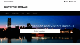 What Conventionbureaus.com website looked like in 2021 (3 years ago)