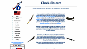 What Check-six.com website looked like in 2021 (3 years ago)
