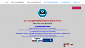 What Cheapaccountpremium.com website looked like in 2021 (3 years ago)