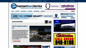 What Caymannewsservice.com website looked like in 2021 (3 years ago)