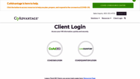 What Coadenroll.coadvantage.com website looked like in 2021 (3 years ago)