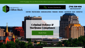 What Cliftonblacklaw.com website looked like in 2021 (3 years ago)