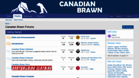 What Canadianbrawn.com website looked like in 2021 (3 years ago)