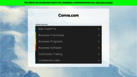 What Conva.com website looked like in 2021 (3 years ago)