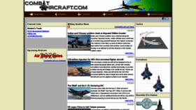 What Combataircraft.com website looked like in 2021 (3 years ago)