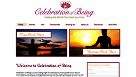 What Celebrationofbeing.co.uk website looked like in 2021 (3 years ago)