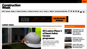 What Constructionweekonline.com website looked like in 2021 (3 years ago)