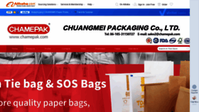 What Chamepak.com website looked like in 2021 (3 years ago)