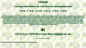 What Csuk.de website looked like in 2021 (3 years ago)