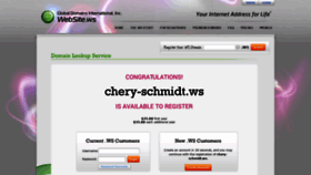 What Chery-schmidt.ws website looked like in 2021 (3 years ago)