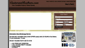 What Casterenorealtors.com website looked like in 2021 (3 years ago)
