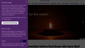 What Churchofengland.org website looked like in 2021 (3 years ago)
